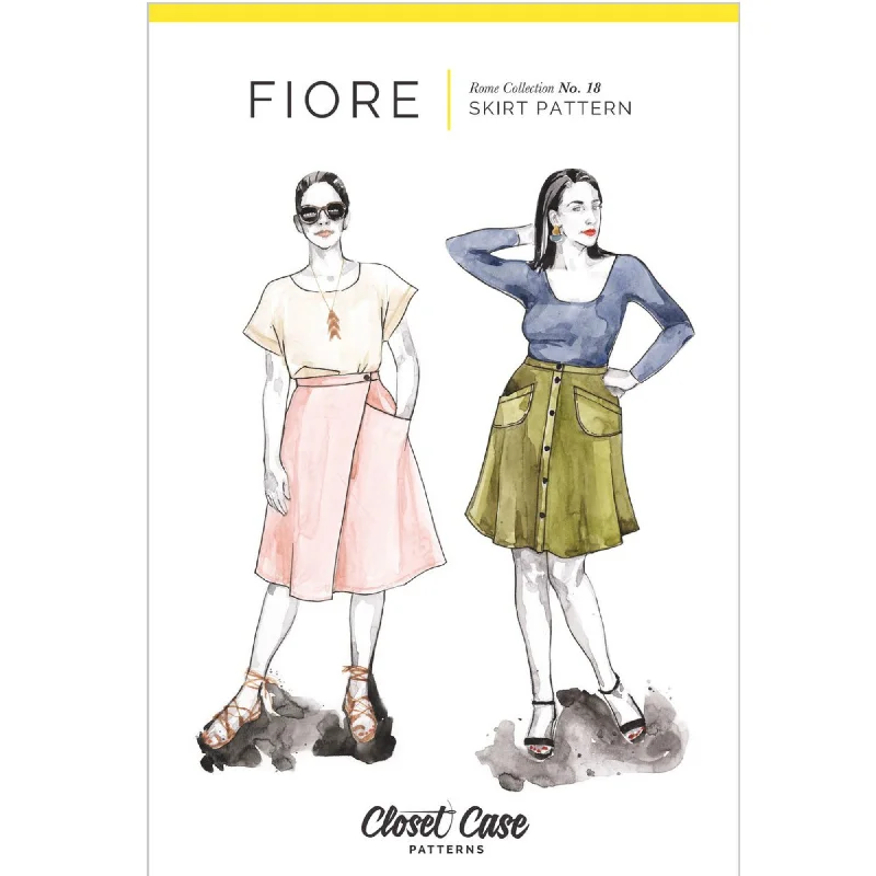 Closet Core Patterns - Fiore Skirt Pattern (paper) cashmere skirt soft