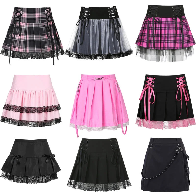 Mini Skirts a-line skirt cut