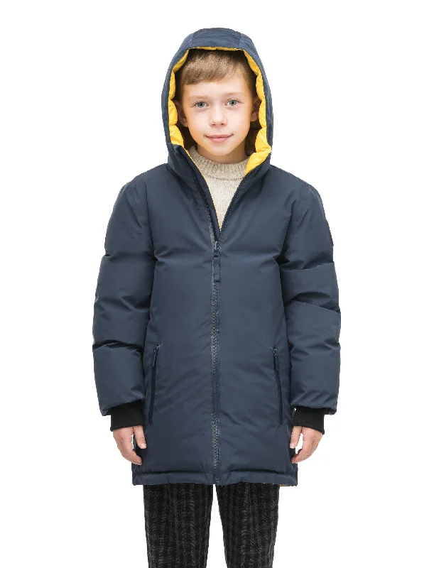 Little Li Kid's Reversible Puffer Jacket Herringbone Jacket Checkered Jacket Solid Jacket Little Li Kid's Reversible Puffer Jacket Herringbone Jacket Checkered Jacket Solid Jacket