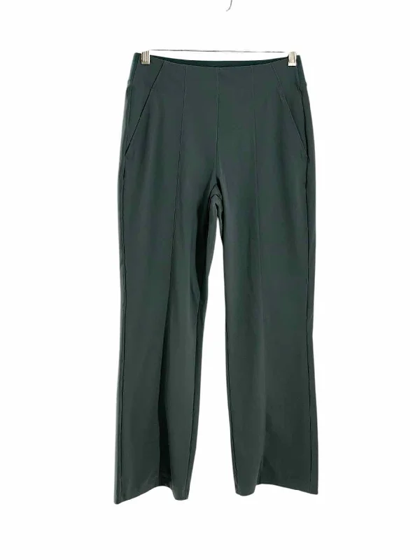 Athleta Size 4 Blue Grey Athletic Pants Fashionable Button-Up Pants