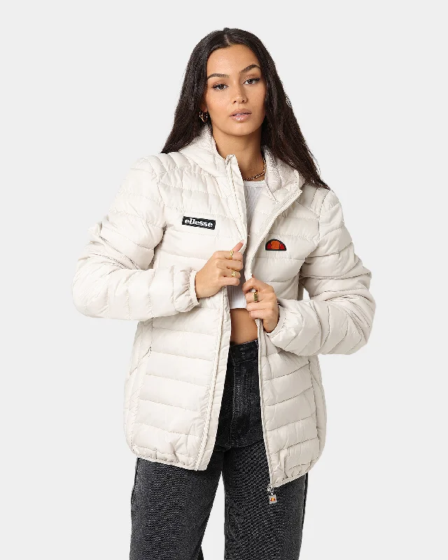 Ellesse Lombardy Padded Jacket Beige Cotton Fabric Linen Fabric Terry Fabric
