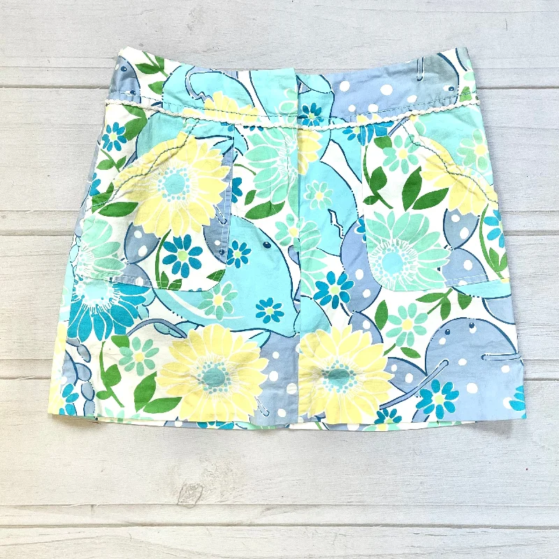 Skirt Designer By Lilly Pulitzer  Size: 0 silk skirt elegant