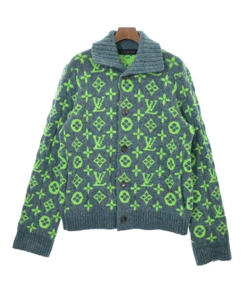 LOUIS VUITTON Cardigans Striped Floral Plaid