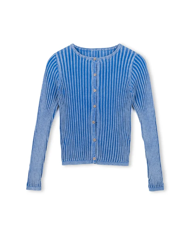 Blanton Mineral Wash Cardigan Lace Blend Ribbed Blend Corduroy Blend