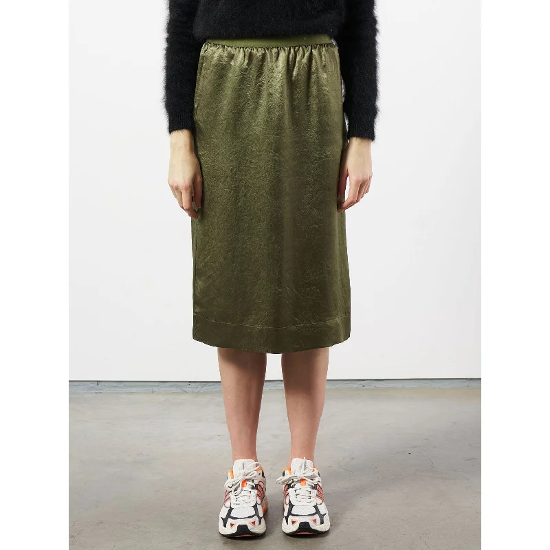 Bellerose Military Horia Womens Skirt button skirt front