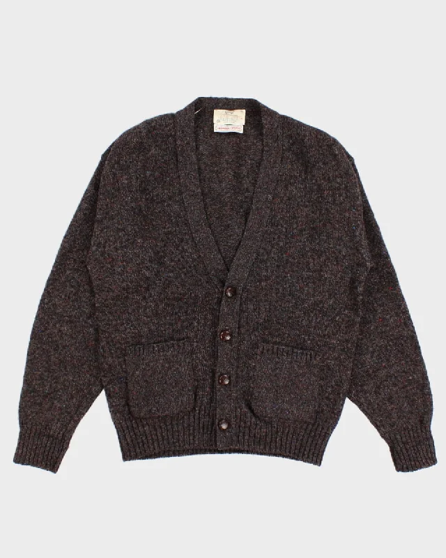 Vintage Pure Wool Cardigan - M Long Cardigan Short Cardigan Medium Cardigan