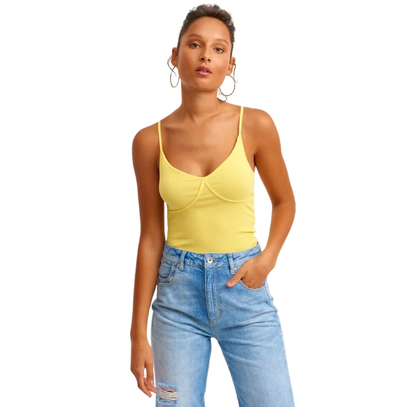 OXXO - V Neck cotton Tank Top strapless tank top