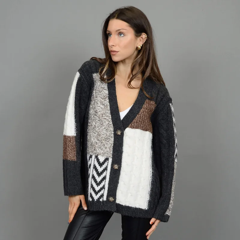 Ludmila LS Cardigan Chenille Fabric Brocade Fabric Lace Fabric