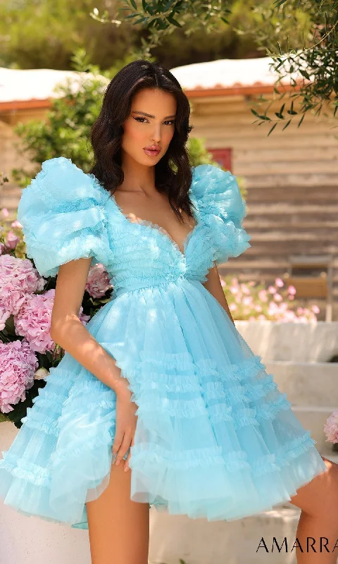 Amarra Short Party Dress 94043 Tunics Ceremony elegant