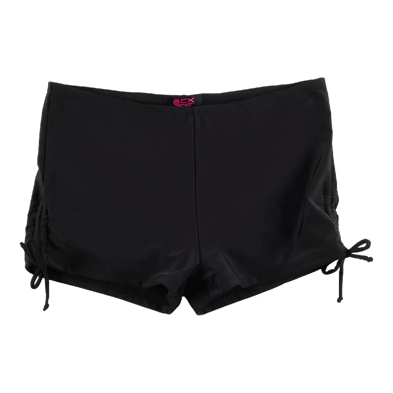 ACX Active Women's Festival Swim Shorts, Black Classic One-Piece