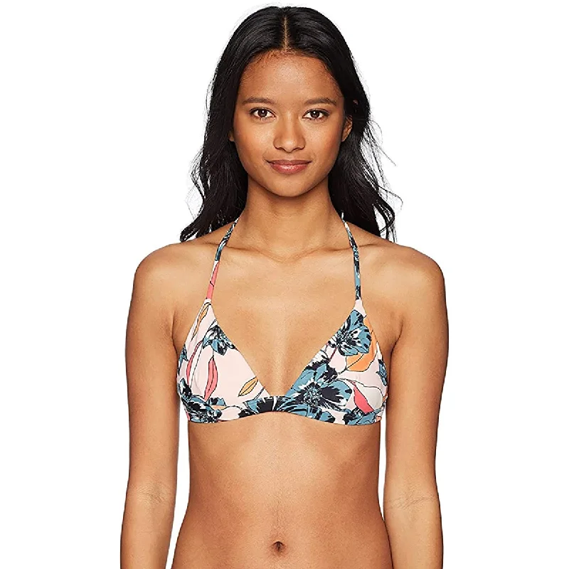 Billabong Coastal Luv Fix Tri Women's Top Swimwear (Brand New) Floral Bikini Top