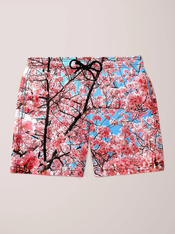 Cherry Blossom Swim Trunks (Spring Edition) Classic One-Piece
