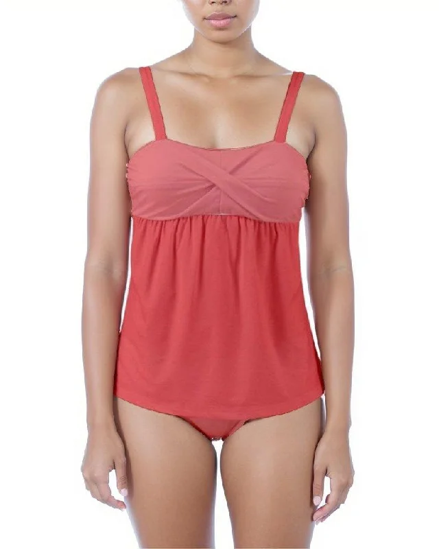 Citra Color Block Tankini Classic Two-Piece Bikini