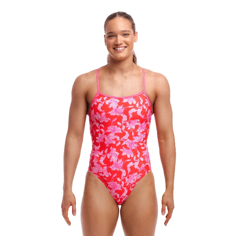 Funkita Fire Flyer Single Strap Ladies Swimsuit Elegant Ruffled Bikini