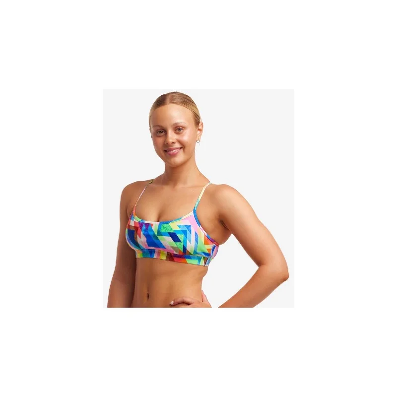 Funkita Swim Crop Bikini Top Two-Piece Beachwear