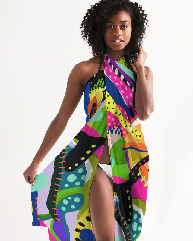 JOYFUL NOISE Swim Cover Up Cross-Back Bikini