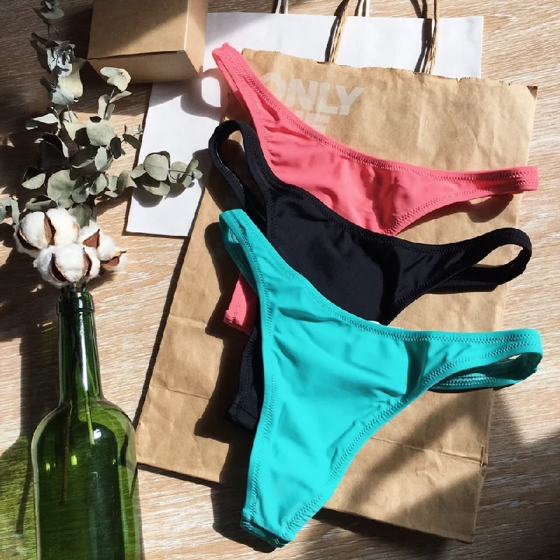 Swimsuit Thong Swimwear Women Bikini Bottoms And Top Elegant Swim Dress