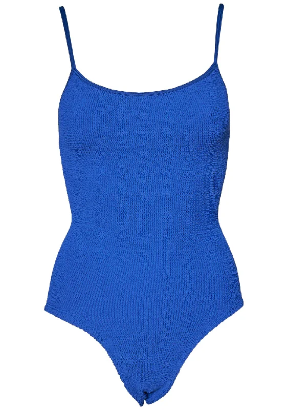 Pamela Swimsuit Royal Blue Plus-Size Bikini Set