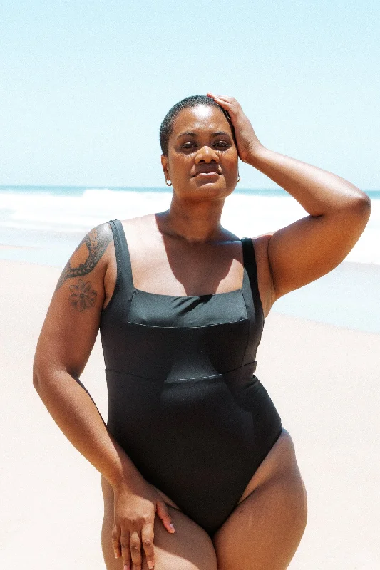 Lucy Swimsuit // Liquorice Reversible Bikini Set