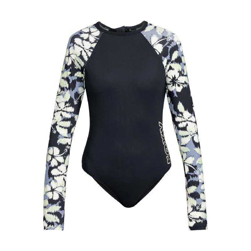 Roxy Active  Long Sleeves One-Piece Swimsuit Classic Monokini Design