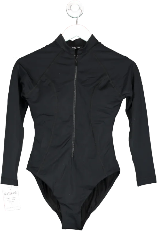 Saude Istanbul Black Negroni Surf Swimsuit With Zipper UK 10 Stylish Swimsuit Set