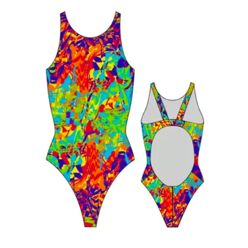 Swimming Girls Suits Seasons Playful Pattern Swimsuit