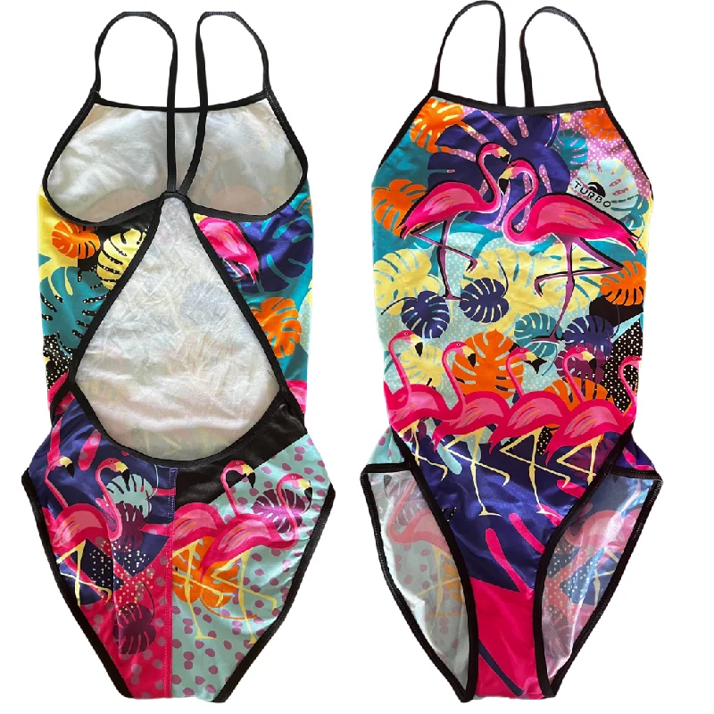 Swimsuit Flamingo Stylish Cover-Up Set