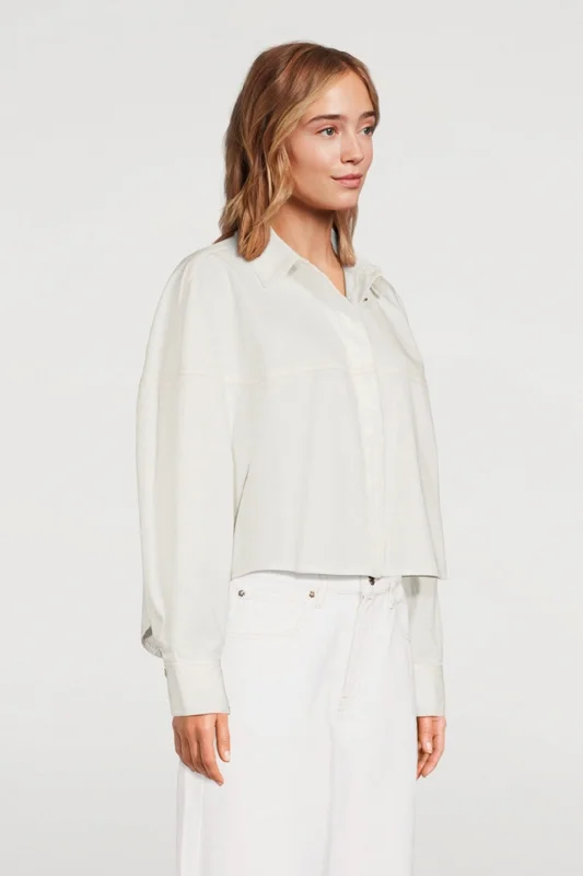 Frame - The Bubble Shirt (Au Natural Clean)-- Graphic Embroidered Appliqued