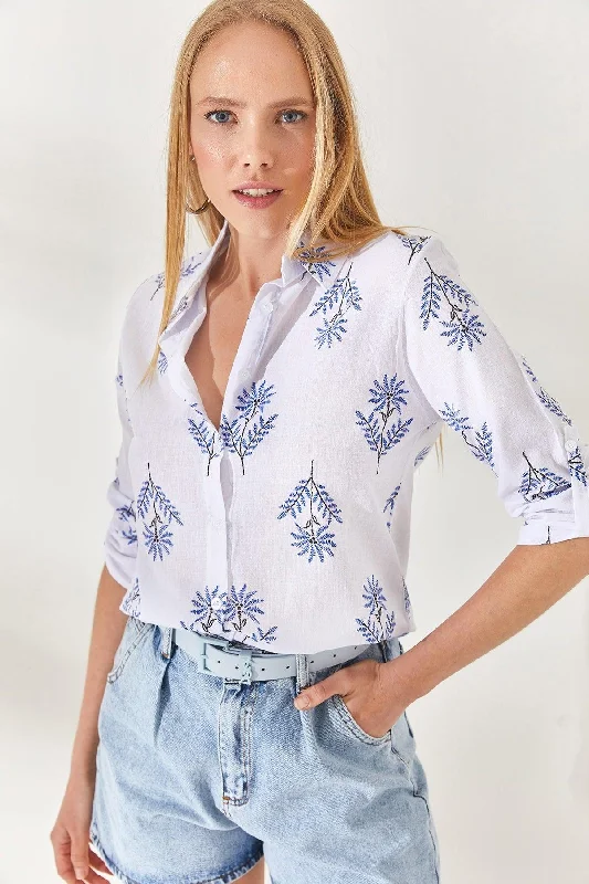 Wind Rose Navy Blue Sleeve Fold Linen Shirt GML-19000825-- Cashmere Blend Cotton Blend Poly Blend Wind Rose Navy Blue Sleeve Fold Linen Shirt GML-19000825-- Cashmere Blend Cotton Blend Poly Blend