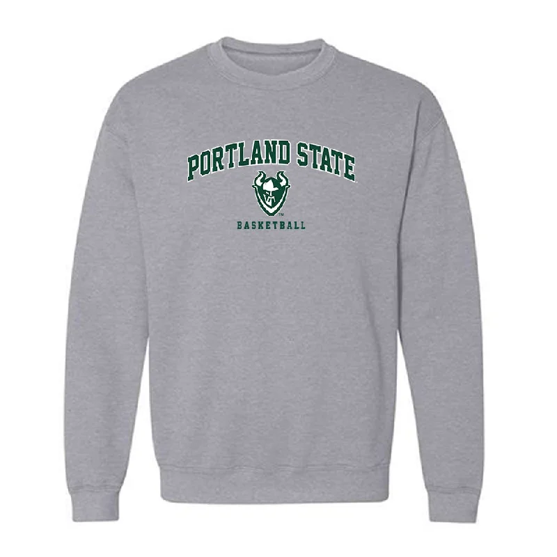 Portland State - NCAA Women's Basketball : Kyleigh Brown - Classic Shersey Crewneck Sweatshirt Hoodie with Rolled Sleeves Casual Relaxed Portland State - NCAA Women's Basketball : Kyleigh Brown - Classic Shersey Crewneck Sweatshirt Hoodie with Rolled Sleeves Casual Relaxed