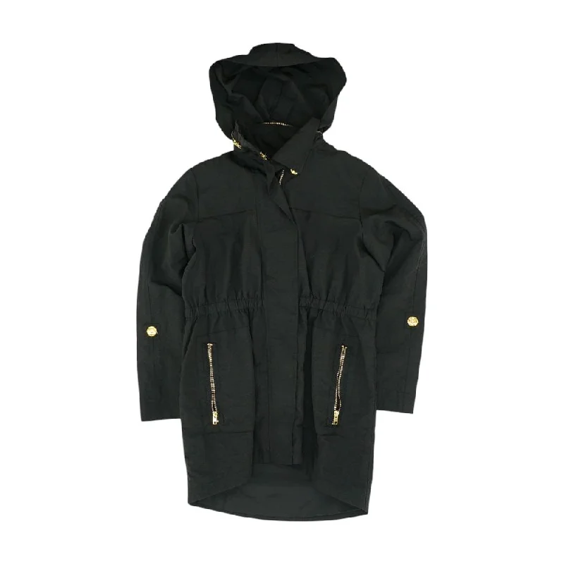 Black Solid Jacket Nylon Fabric Polyester Fabric Spandex Fabric