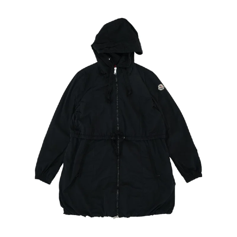 Black Topaz Rain Jacket Zippered Jacket Buttoned Jacket Snapped Jacket