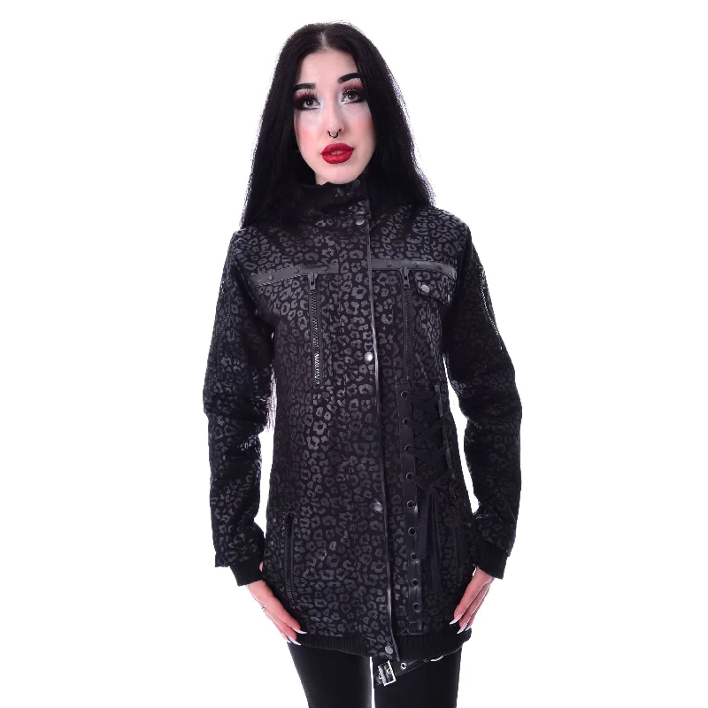 LEO STAR JACKET - BLACK Hoodie Zip-Up Jacket Button-Up Jacket