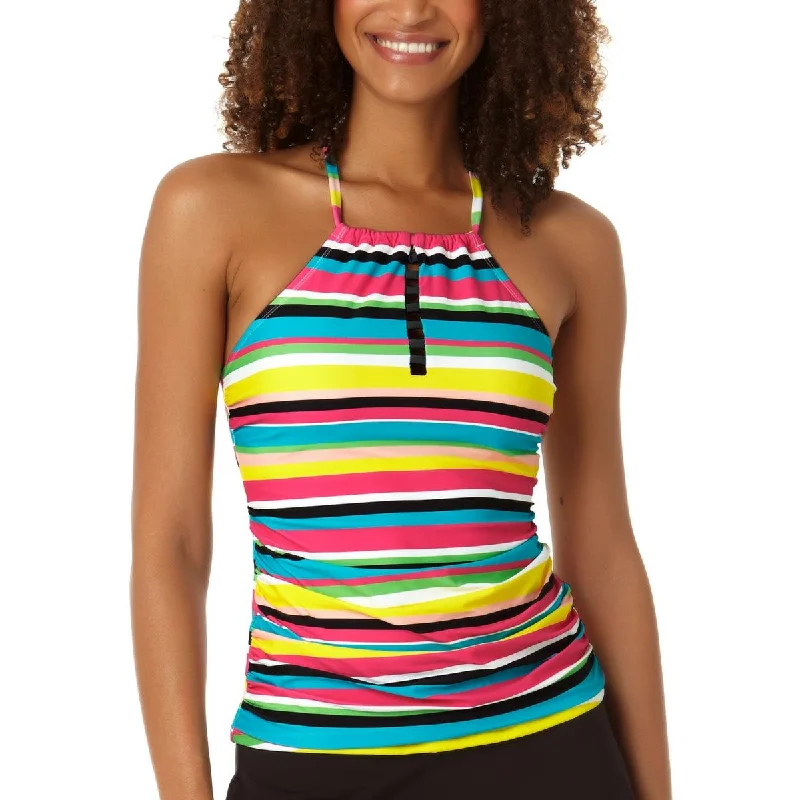 Anne Cole Womens Beachwear Summer Tankini Swim Top Elegant Swim Dress
