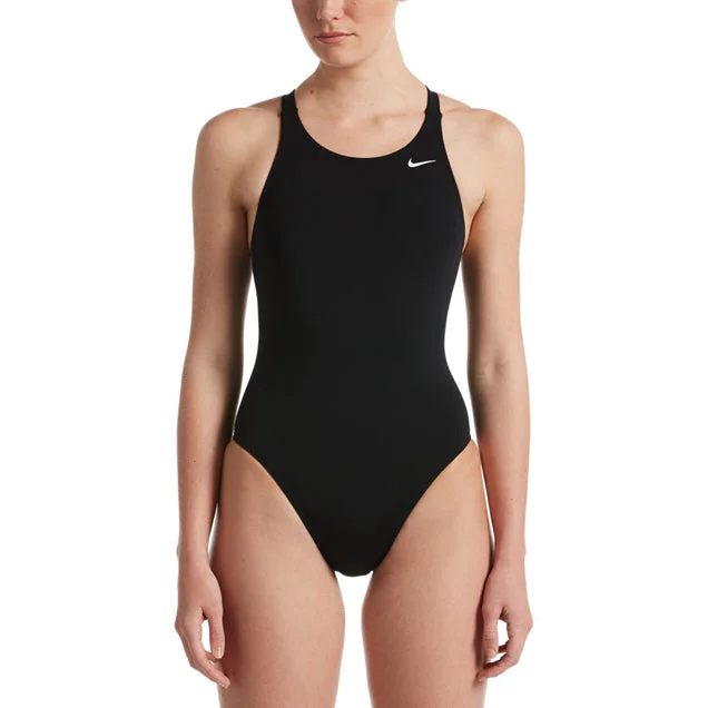 Nike Fast Back Womens One Piece Swimsuit Tropical Print One-Piece